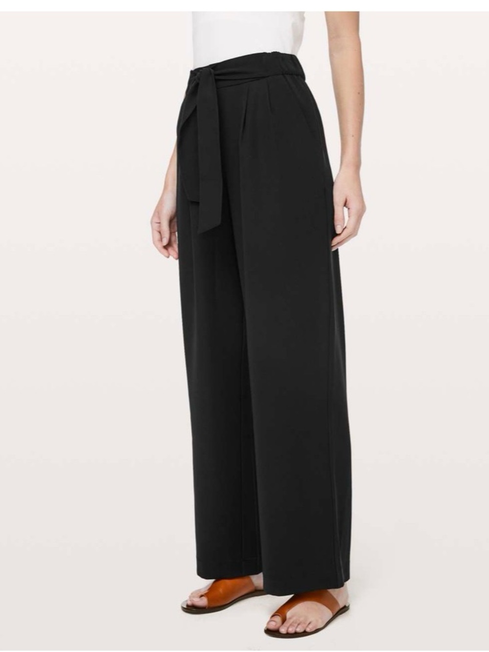 Black Wide Leg Lululemon Noir Pant